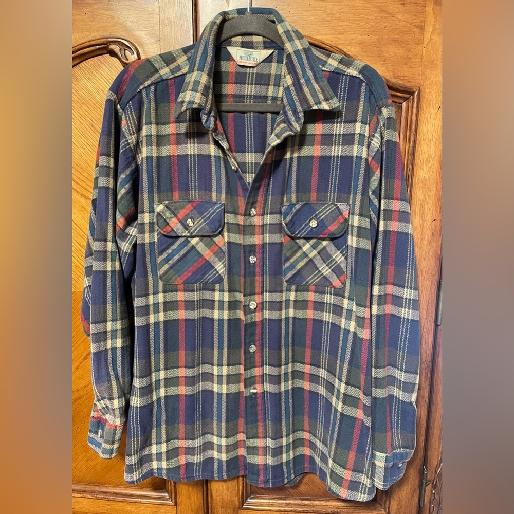 Men’s Redhead Button Down Shirt Plaid Size XL